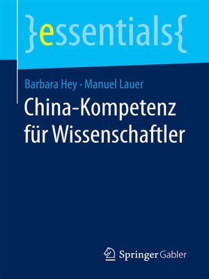 cover image of China-Kompetenz für Wissenschaftler